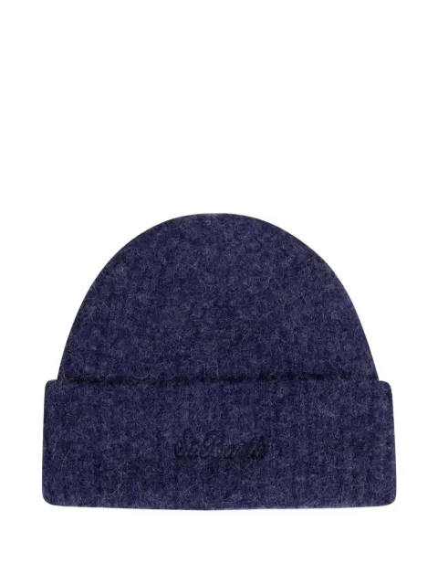 MC2 Saint Barth ribbed logo-embroidered beanie