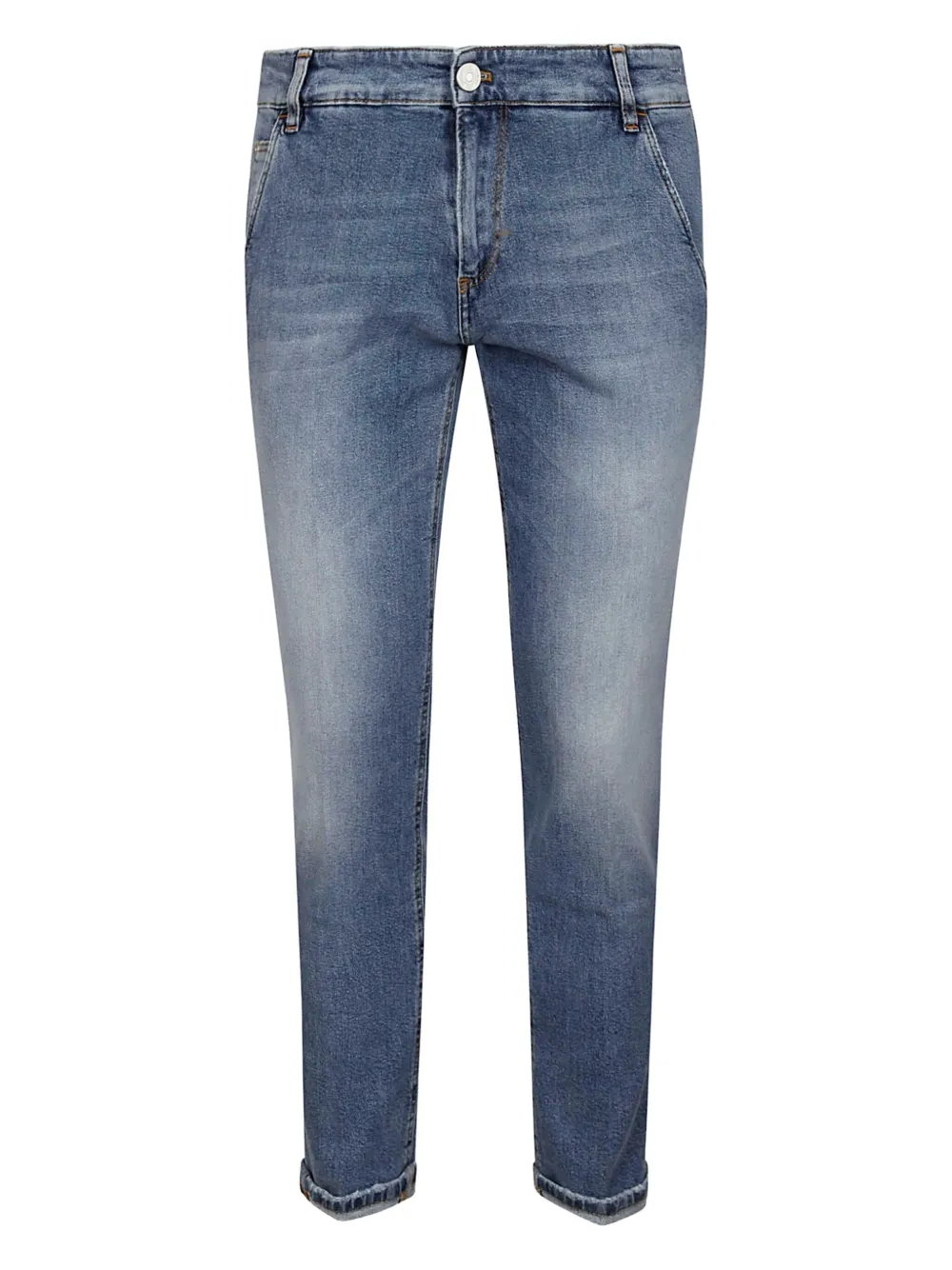 PT Torino Jeans in cotone con cinque tasche | blu | Image 1