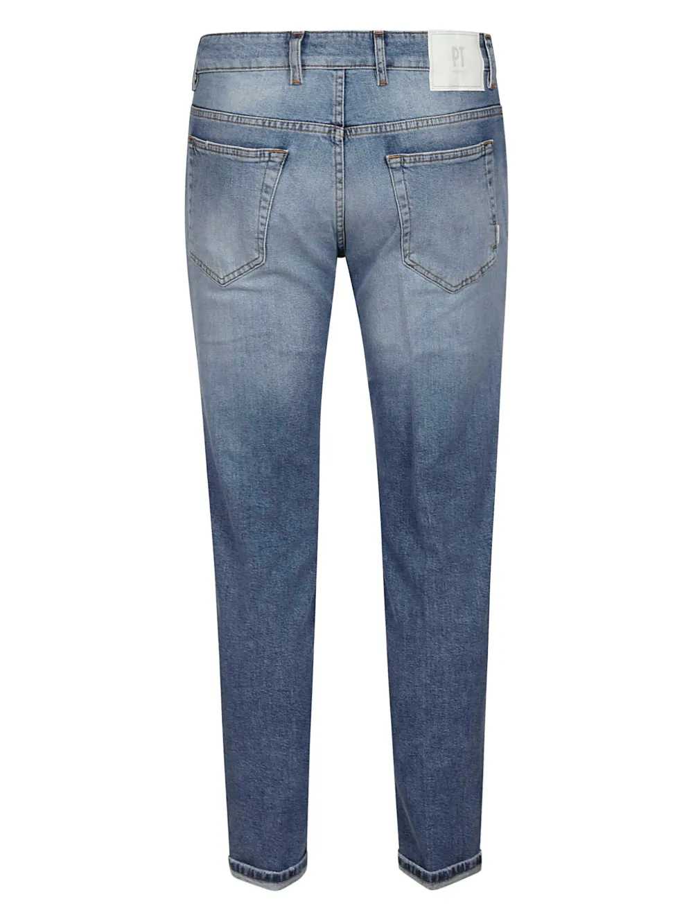 PT Torino Katoenen jeans met vijf zakken - Blauw
