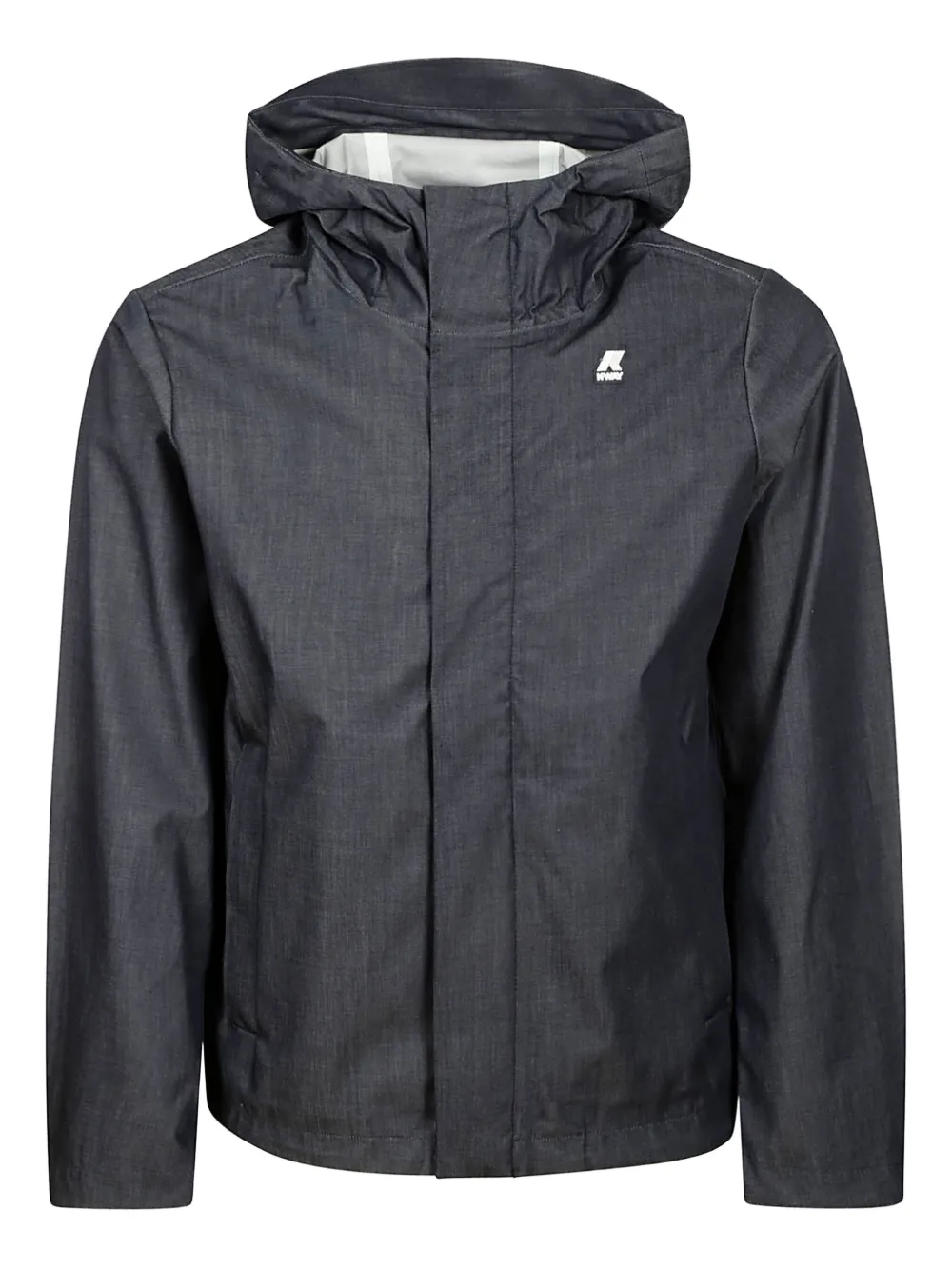 K-Way adjustable-hood jacket | Grey | Image 1