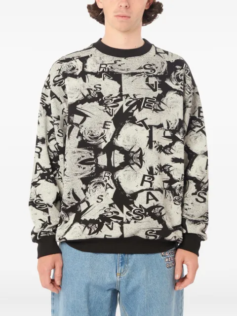 RASSVET graphic-print crew-neck sweatshirt