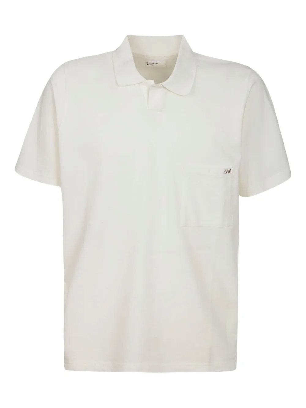 Universal Works chest-pocket short-sleeve T-shirt | White | Image 1