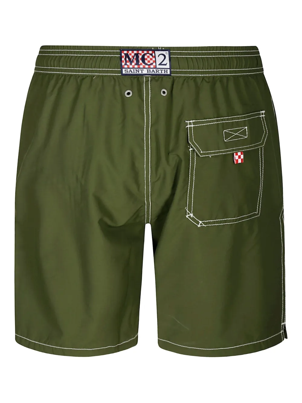 MC2 Saint Barth drawstring-fastening contrast-stitching swim trunks | Swim & Board Shorts | Image 2