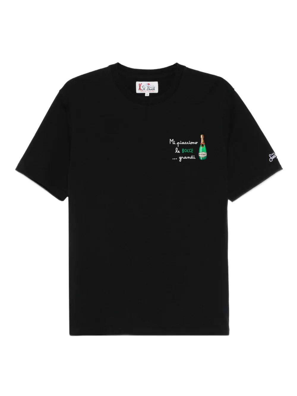 MC2 Saint Barth playera con bordado | negro | Image 1
