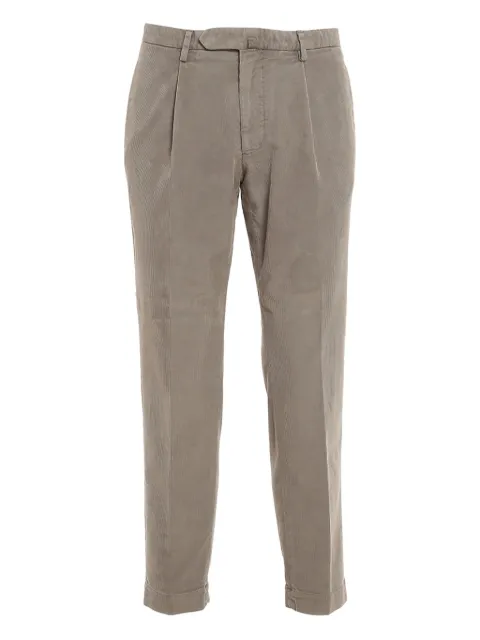 Santaniello pleated corduroy trousers