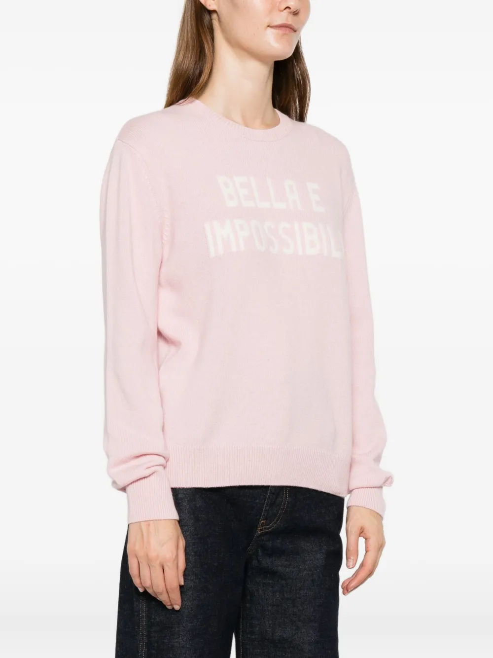 Mc2 Saint Barth Bella Impossible Sweater In Pink