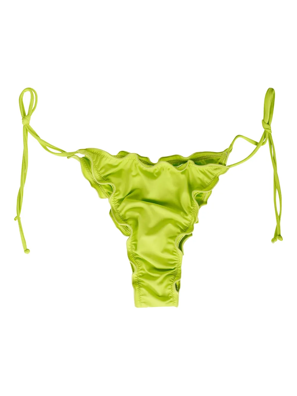 MC2 Saint Barth adjustable-laces bikini bottoms | Green | Image 1