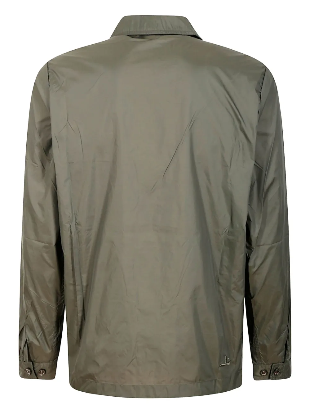 On The Bund Buttoned Flap-pocket Jacket In Green