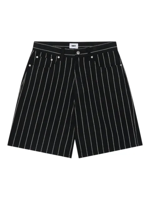 Obey pinstripe shorts