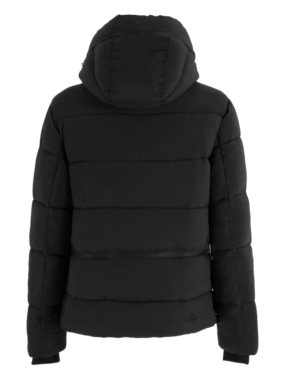On The Bund Zip-up Padded Jacket In Black