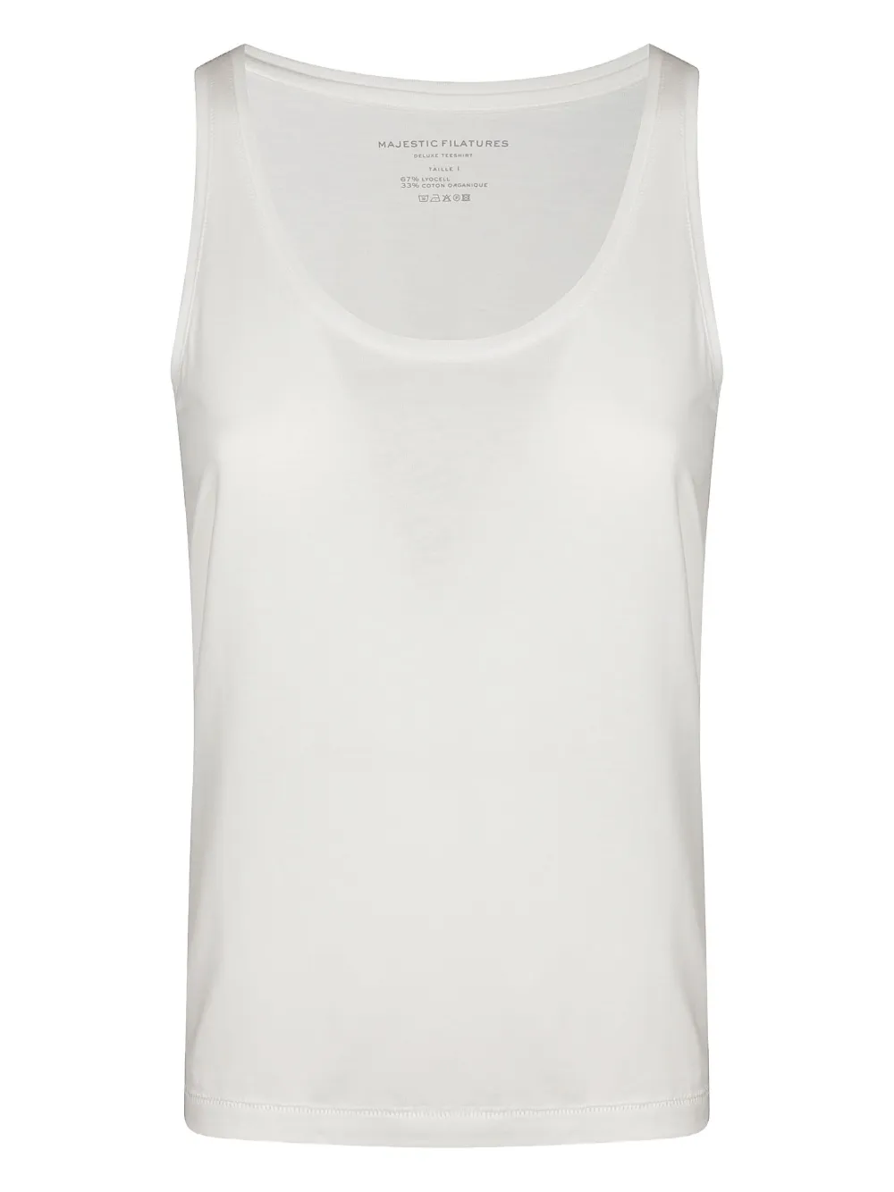 Majestic Filatures round-neck tank top | White | Image 1