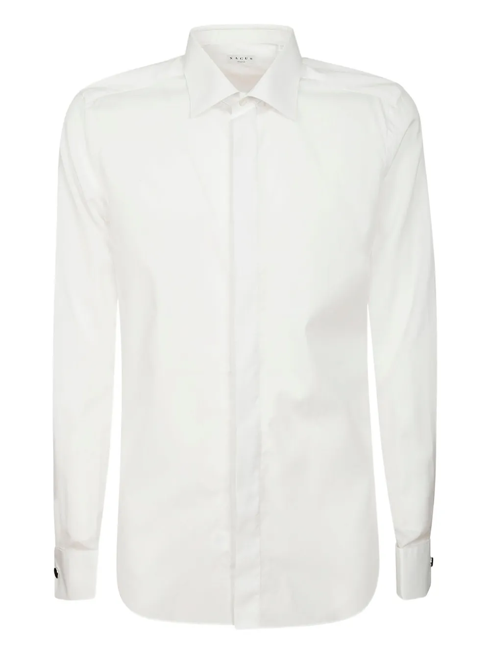 Xacus long-sleeve cotton shirt | White | Image 1
