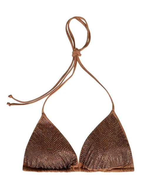 MC2 Saint Barth sequin-embellished triangle bikini top