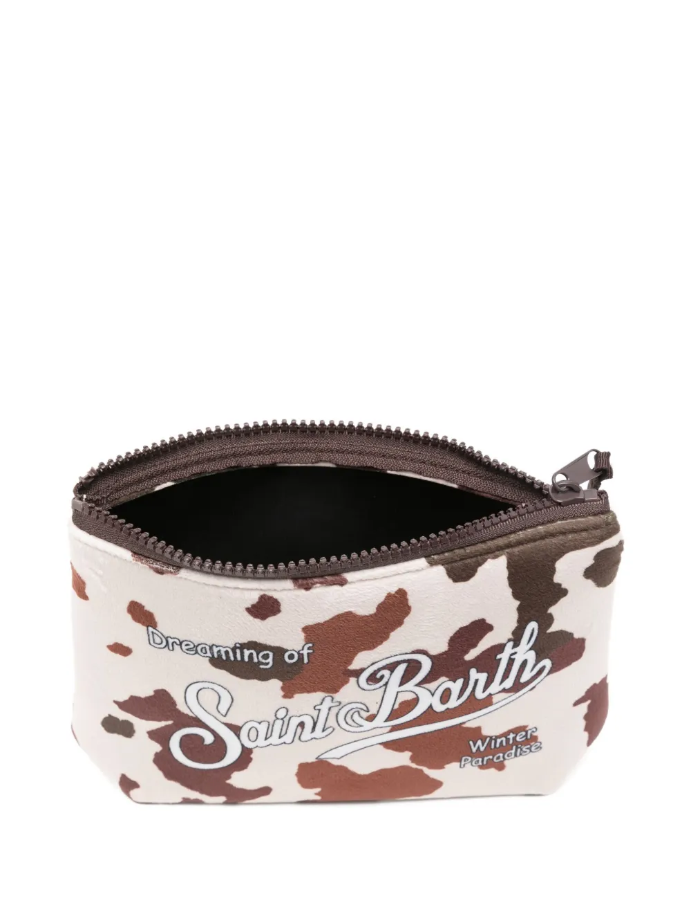 MC2 Saint Barth Clutch met ritssluiting Bruin