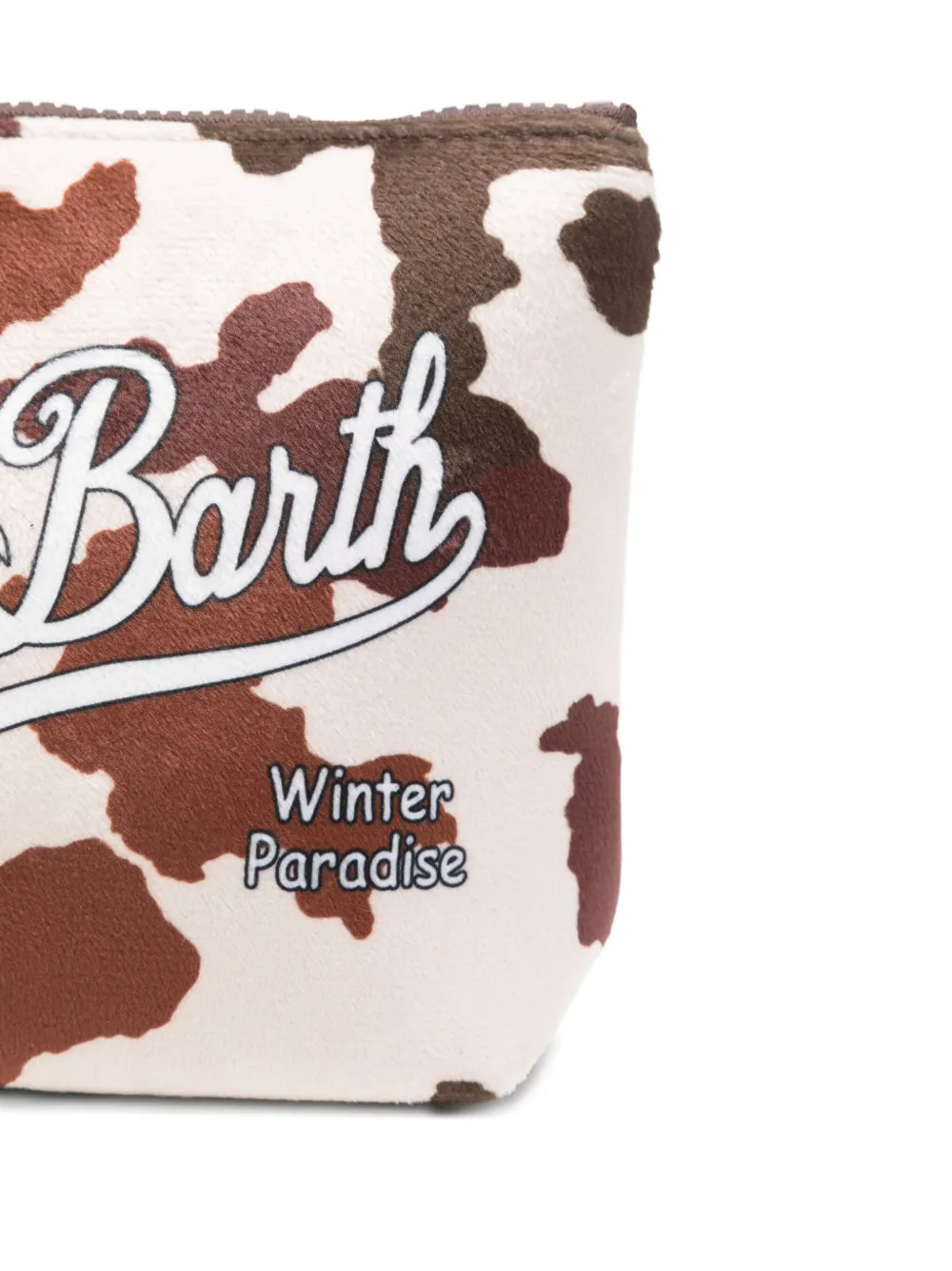 MC2 Saint Barth Clutch met ritssluiting Bruin