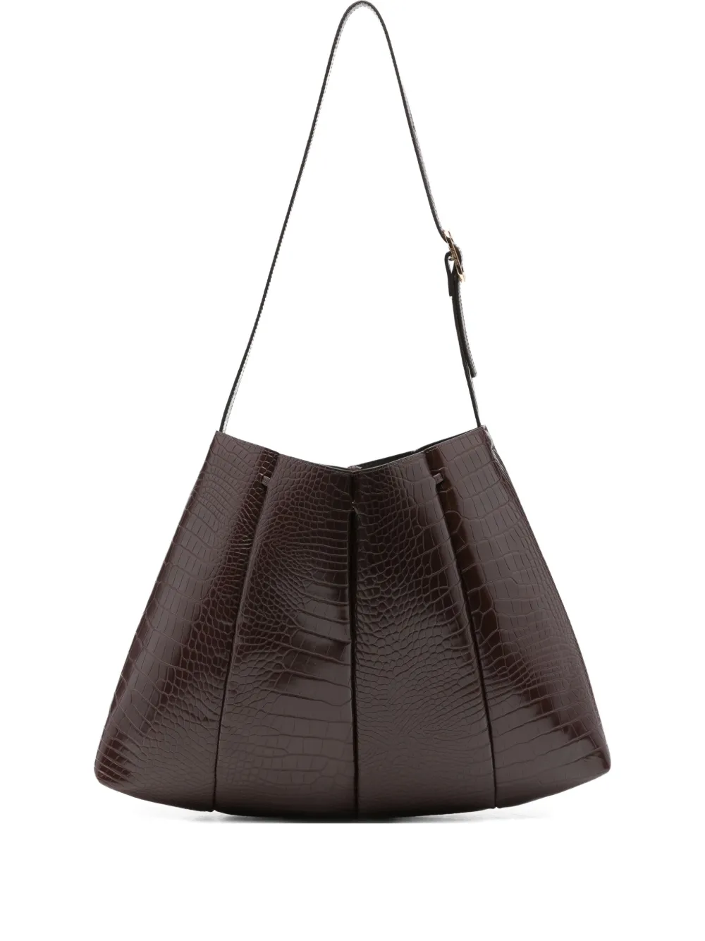 Themoirè Crocodile-embossed Shoulder Bag In Pattern