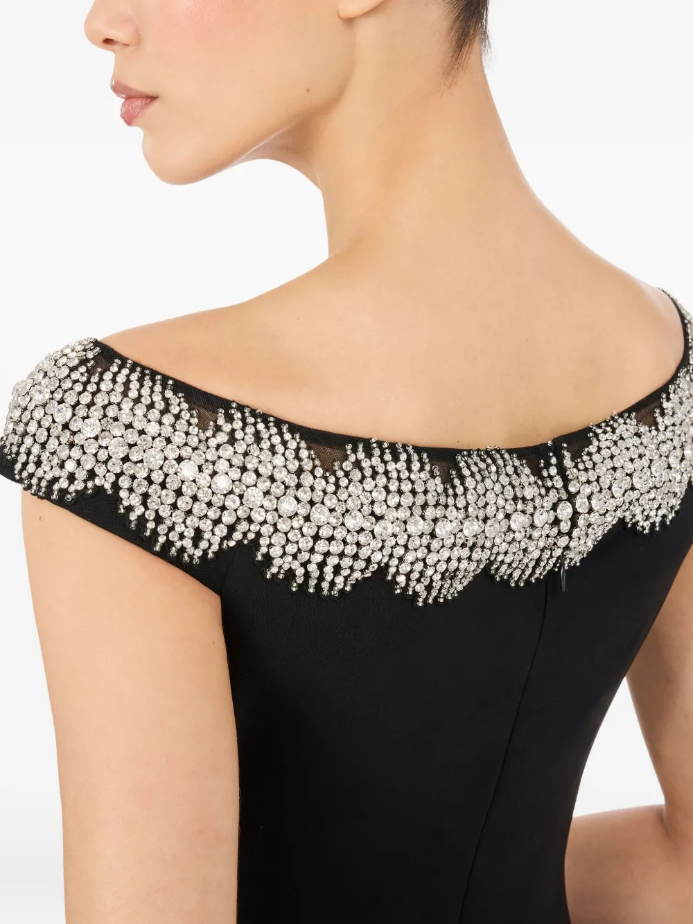 Jenny Packham Azalea Maxi Dress In Black