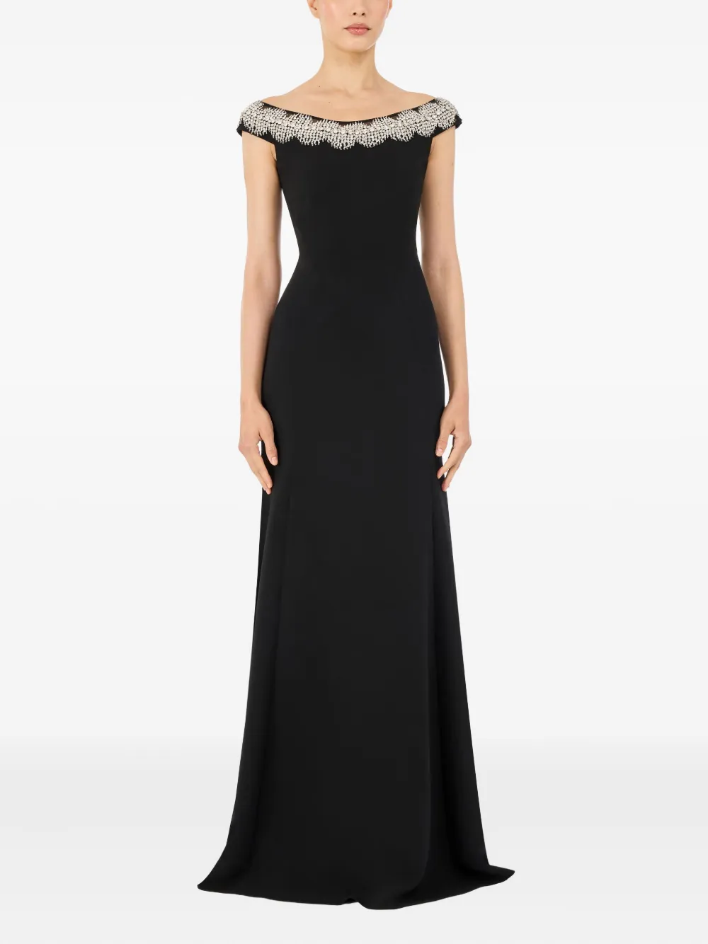 Jenny Packham Azalea maxi dress - Zwart