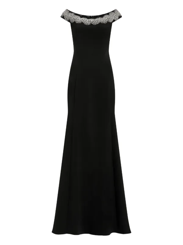 Jenny Packham Azalea Maxi Dress in Black