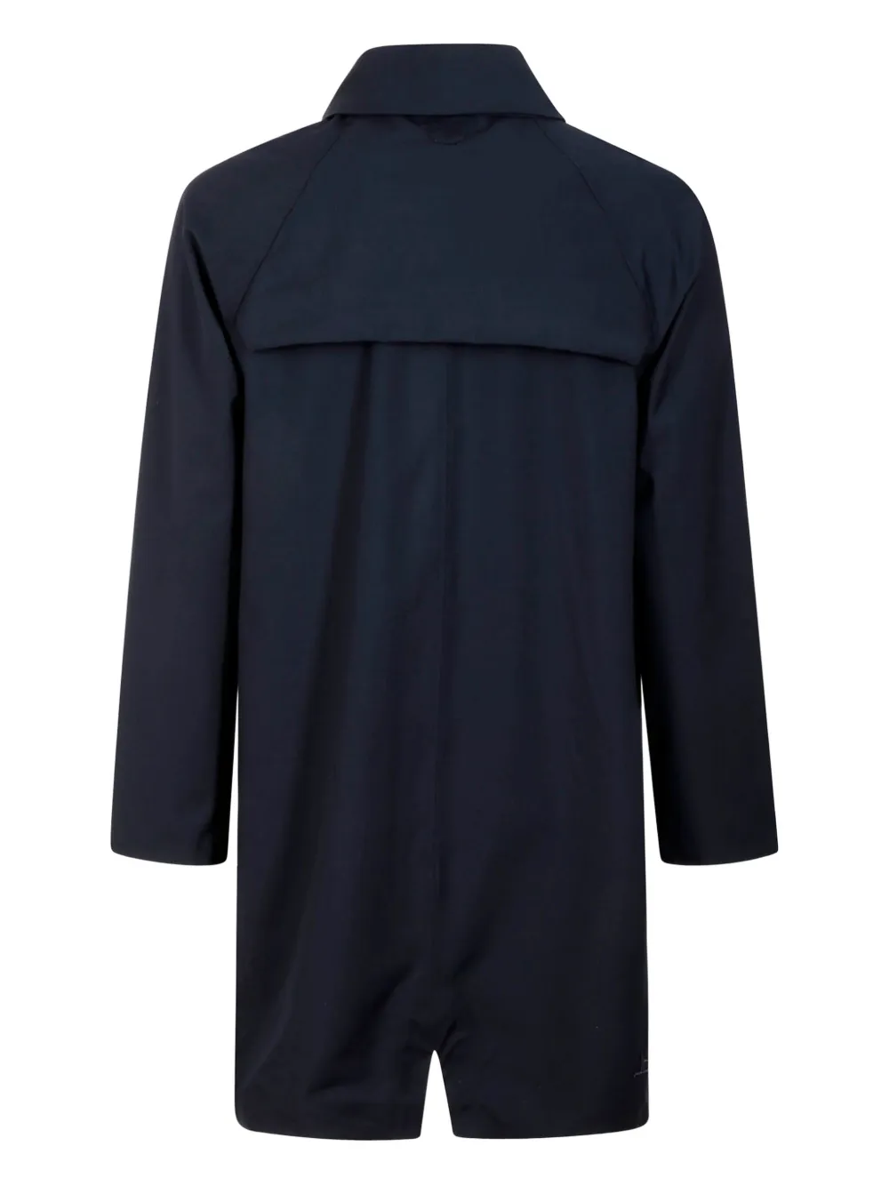 On The Bund Long-sleeves Trench Coat In Blue
