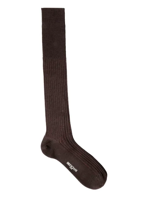 Bresciani ribbed wool socks
