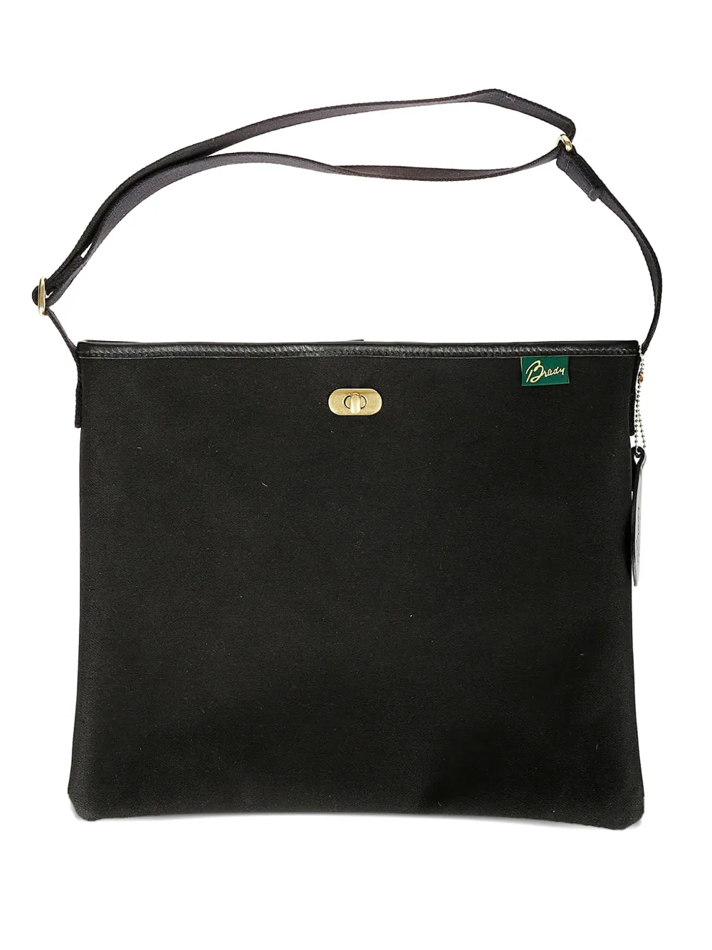 BRADY leather-trimmed shoulder bag | Black | Image 1