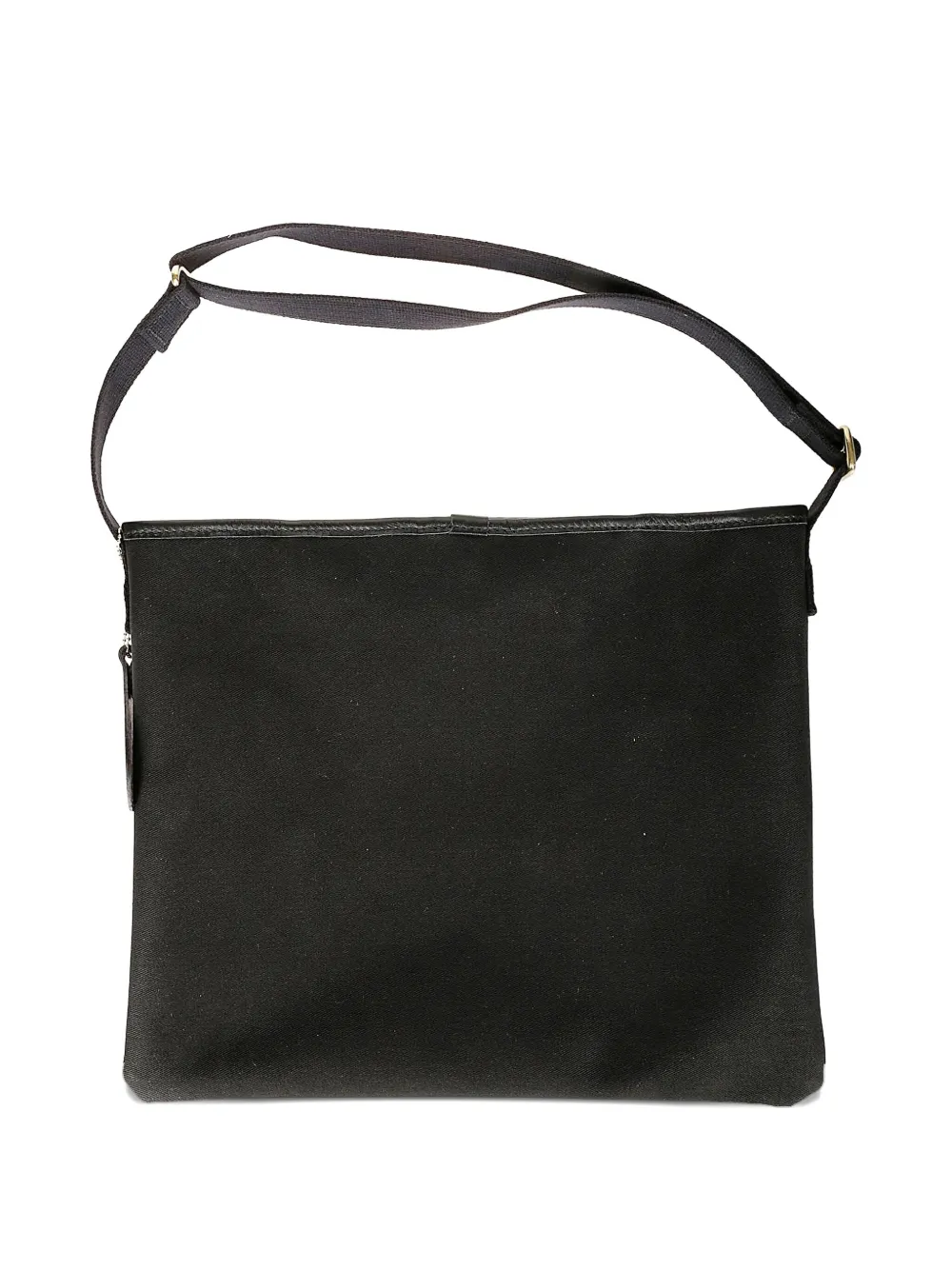 BRADY Schoudertas met leren afwerking - Zwart