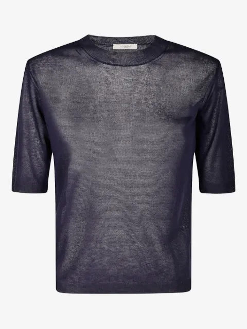 Zanone short-sleeve round-neck sweater 