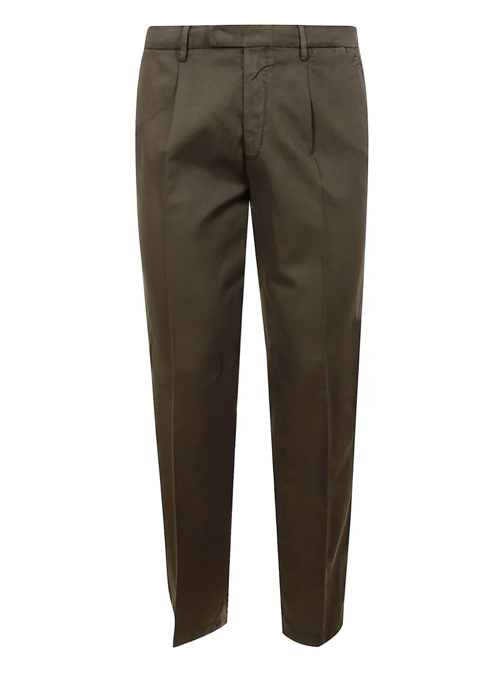 Boglioli Double-breasted Cotton Suit In Green