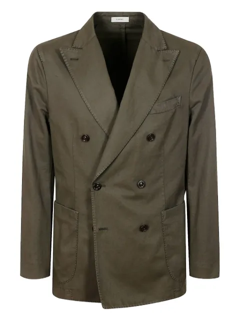 Boglioli double-breasted cotton suit