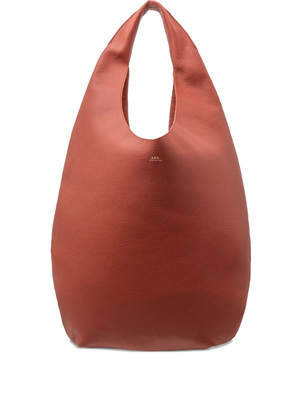 A.P.C. leather shoulder bag - オレンジ A.P.C. leather shoulder bag - オレンジ