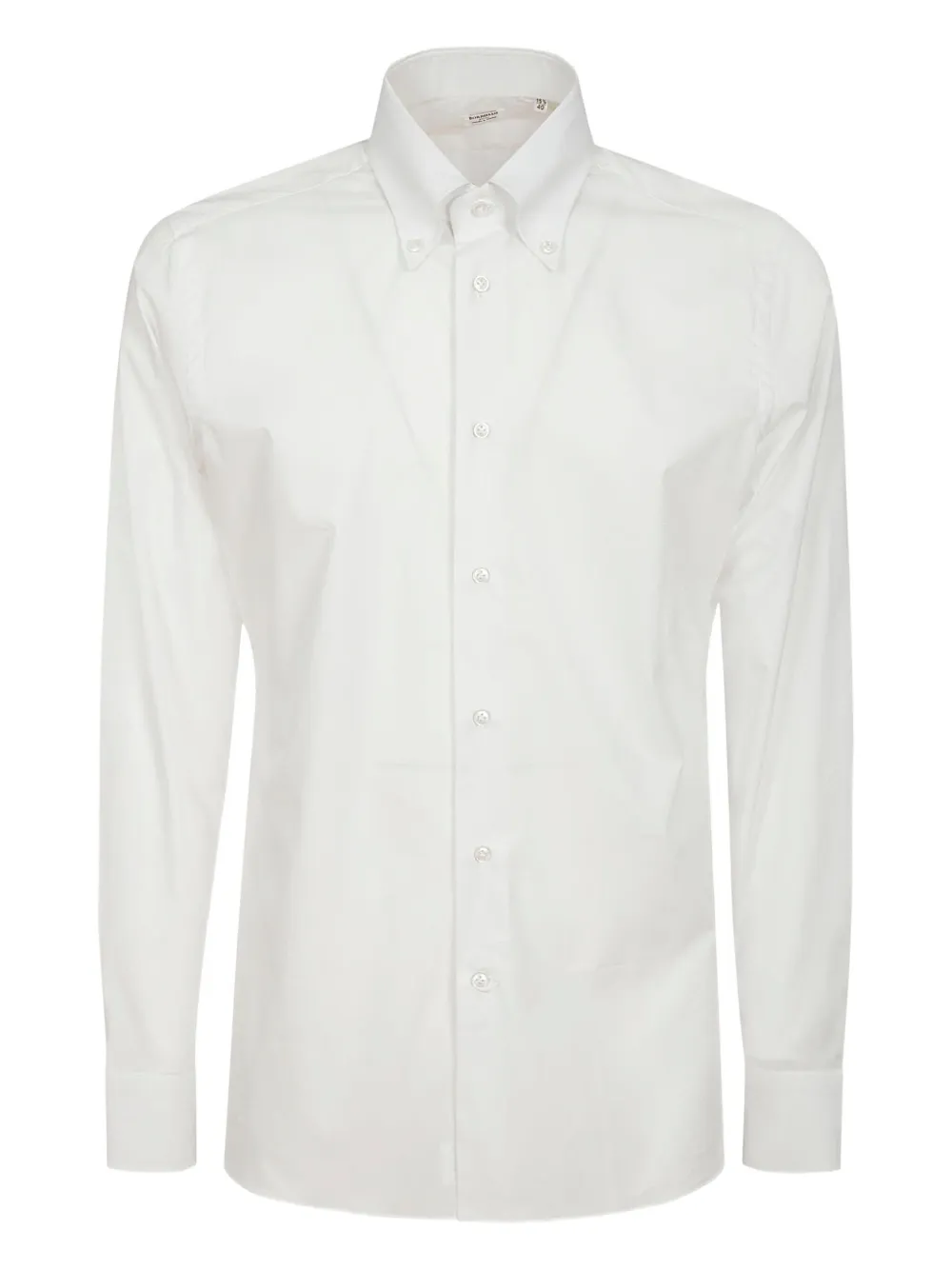 BORRIELLO NAPOLI button-down cotton shirt | White | Image 1