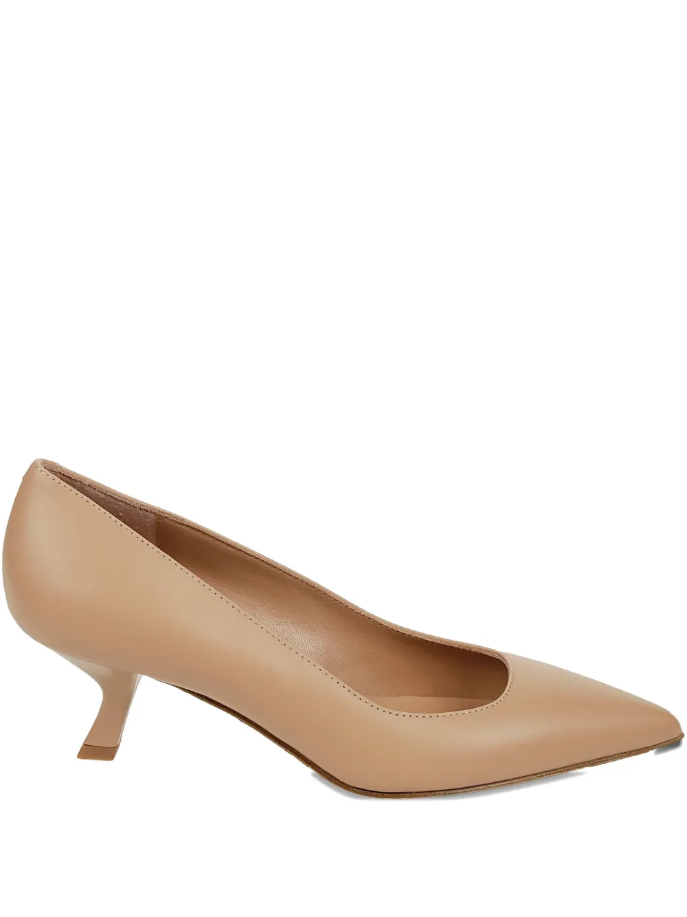 Sergio Levantesi 50mm Carmela pointed-toe leather pumps | Neutrals | Image 1
