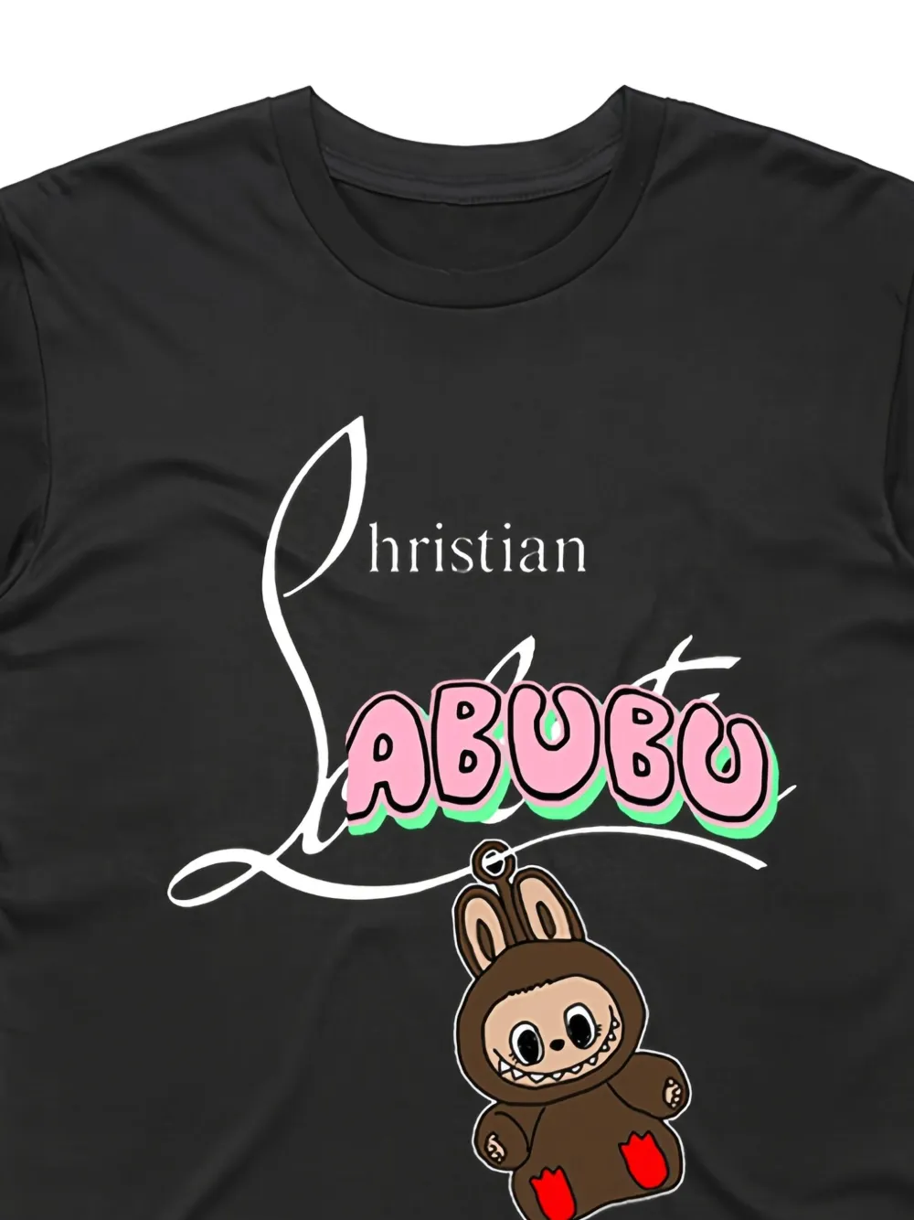 Black Score playera con estampado Labubu | Playeras y jerséis | Image 2