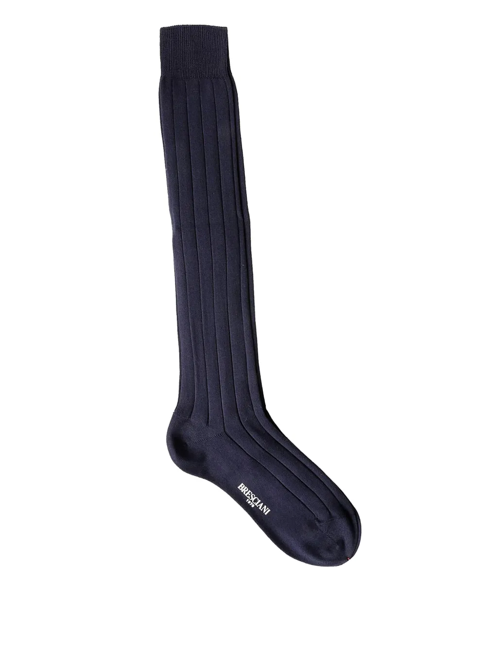 Bresciani Massimo Ribbed Socks In Blue
