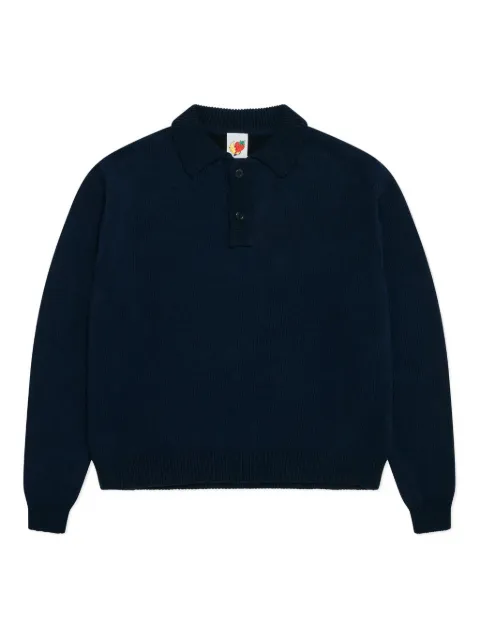 Sky High Farm playera tipo polo de lana