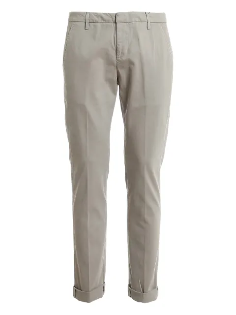 DONDUP turn-cuff logo-detail pants