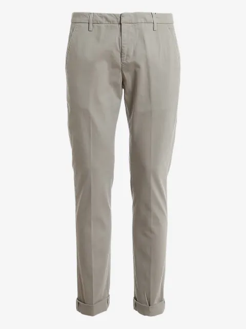 DONDUP turn-cuff logo-detail pants