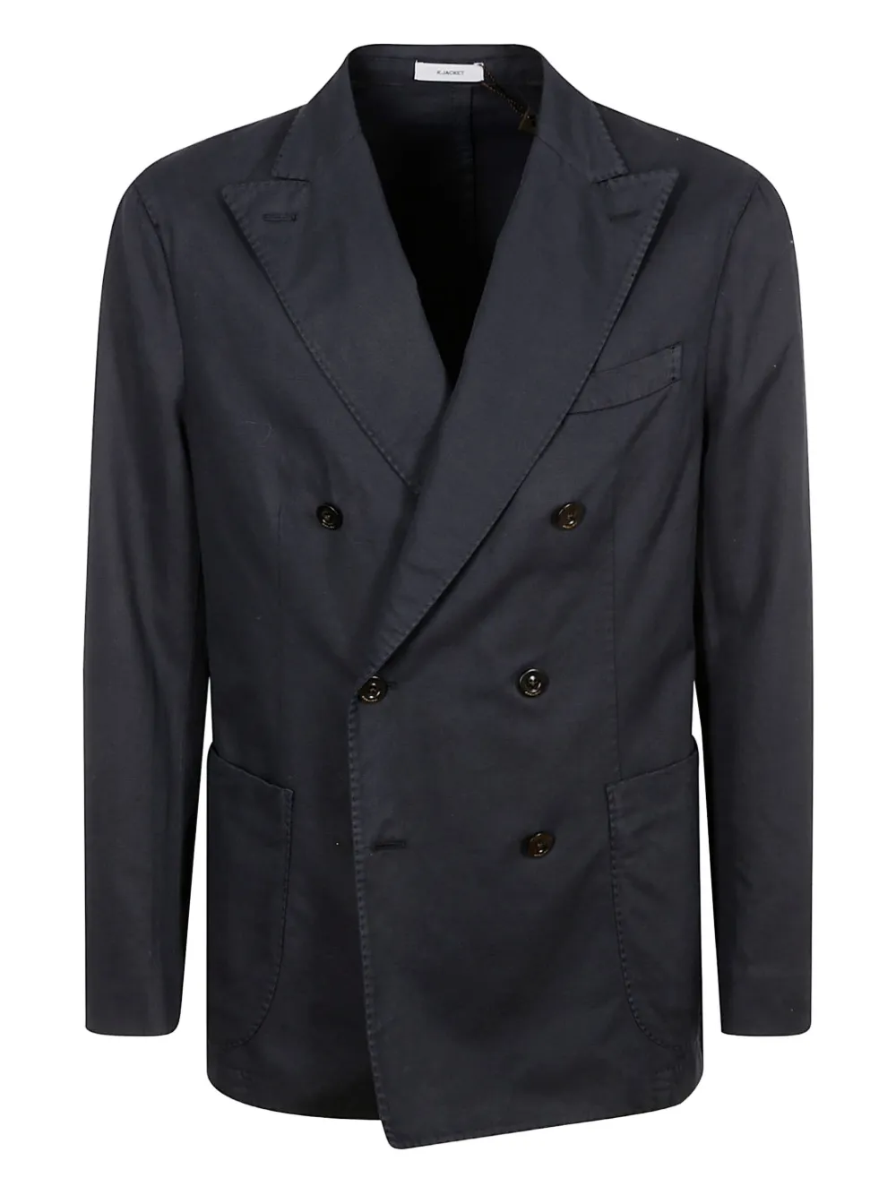 Boglioli Double-breasted Suit In Blue