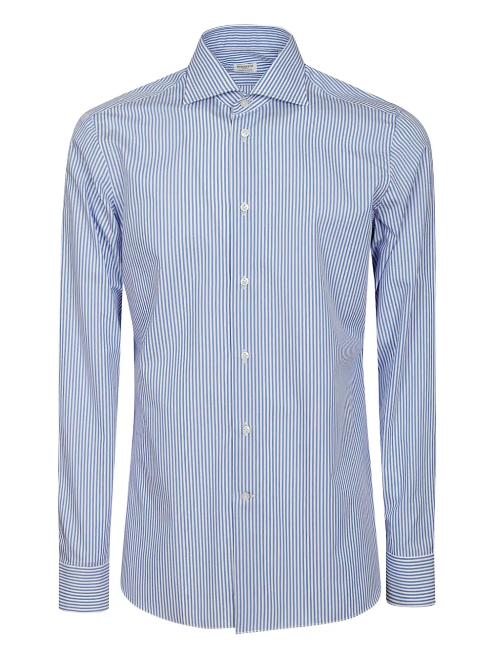 BORRIELLO NAPOLI striped cotton shirt | Blue | Image 1