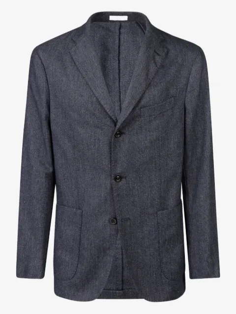 Boglioli mélange-effect blazer