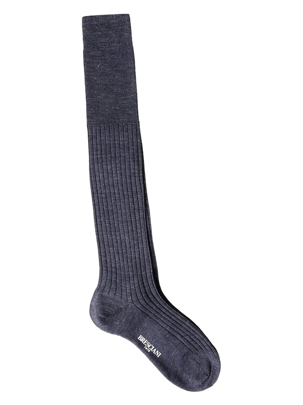 Bresciani ribbed wool socks | Blue | Image 1