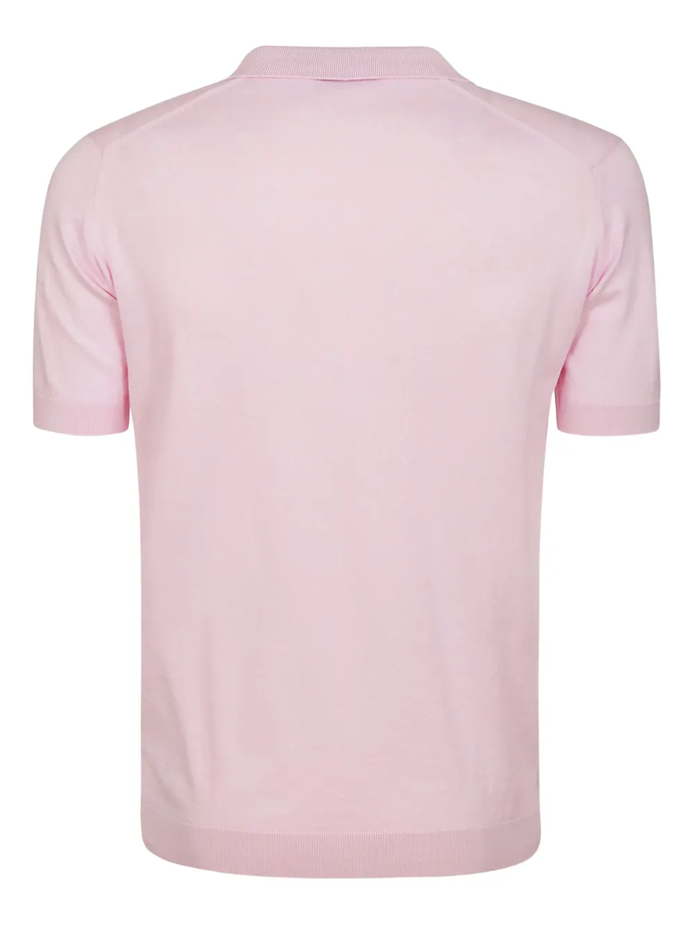 John Smedley V-neck Short-sleeve T-shirt In Pink