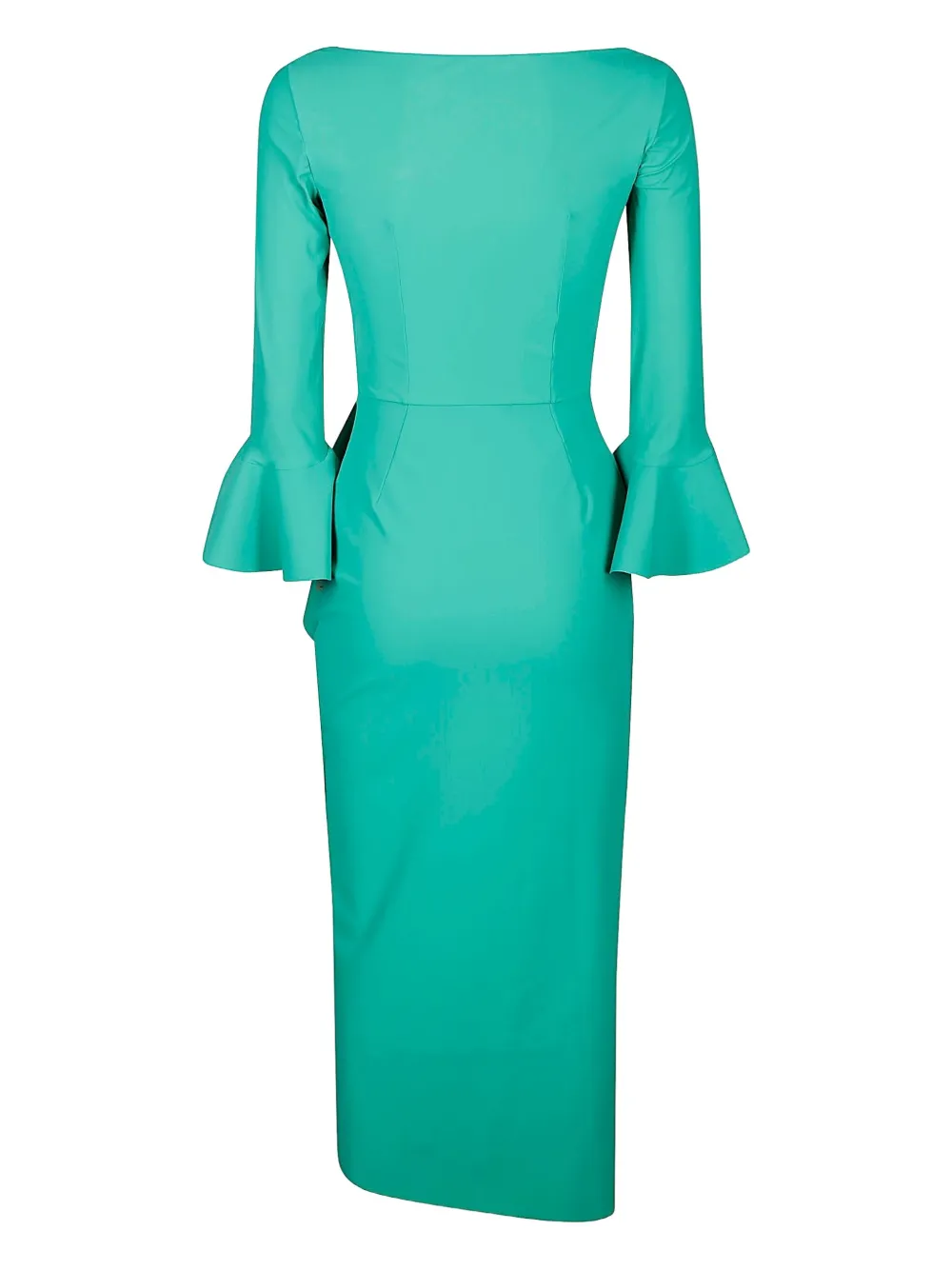 CHIARA BONI La Petite Robe Midi-jurk met ruches - Groen