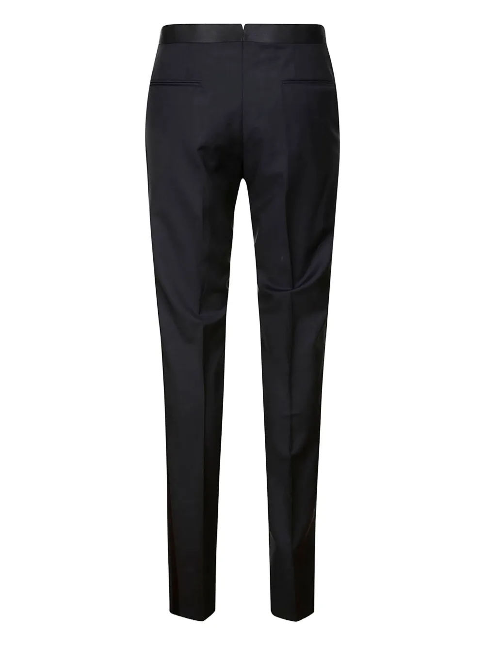 Caruso Peak-lapel Wool-blend Suit In Blue
