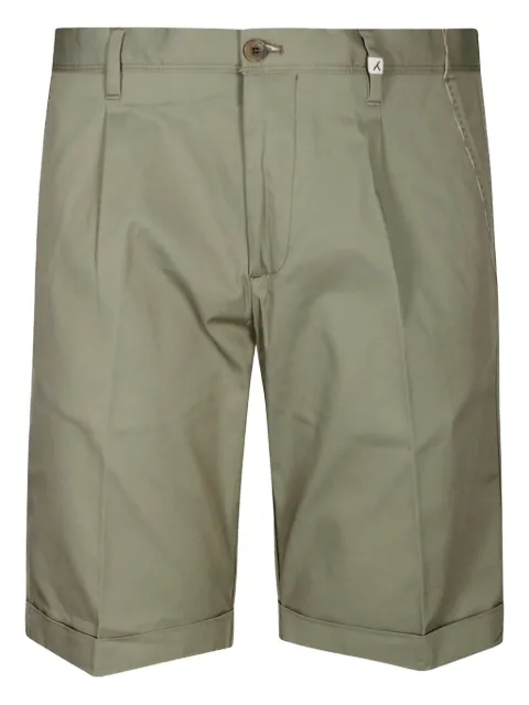 Myths pleated cotton shorts