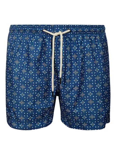 PENINSULA SWIMWEAR geometric-pattern swim shorts