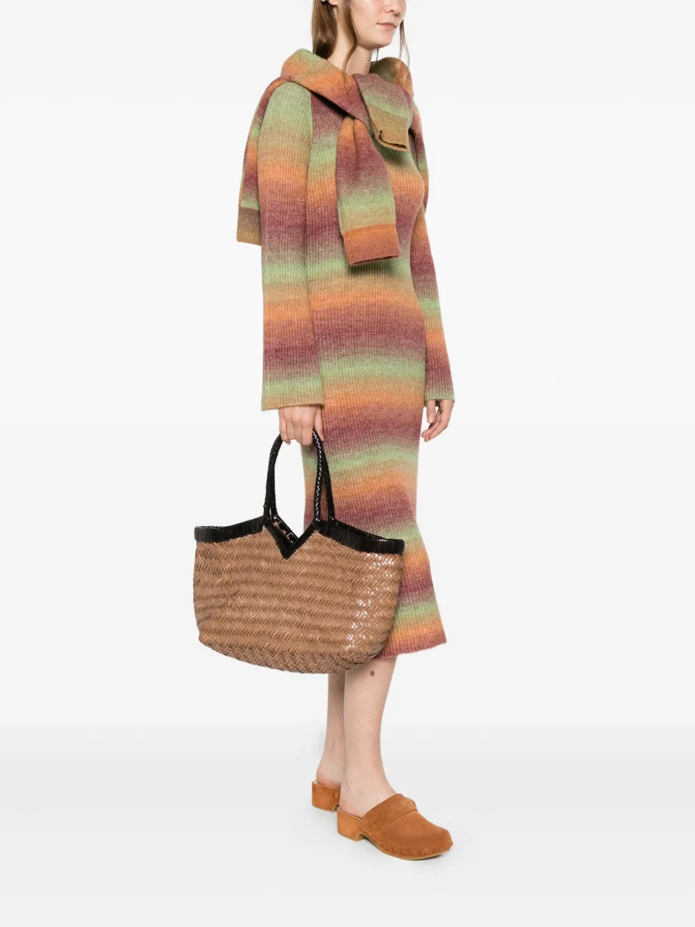 VIPERA Geweven shopper - Bruin