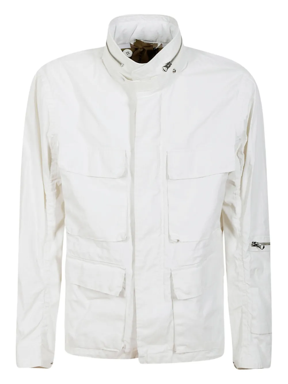 Ten C multi-pocket linen jacket | White | Image 1