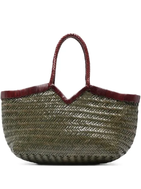 VIPERA braided handle shoulder bag